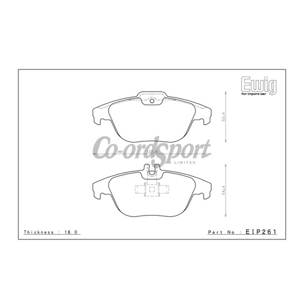 Endless Brake Pads N36SP Compound image