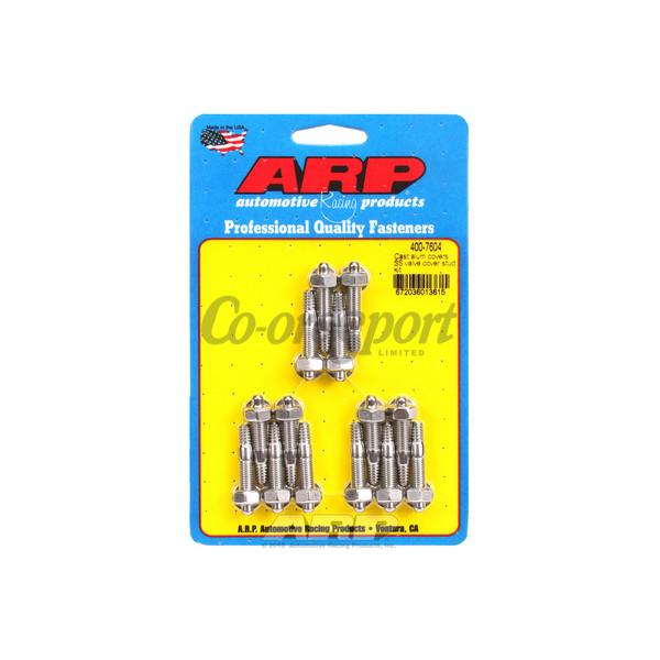 ARP Cast alum covers SS valve cover stud kit image