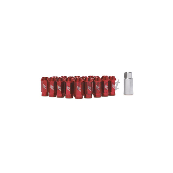 Mishimoto Aluminum Locking Lug Nuts M12 x 1.25 Red image