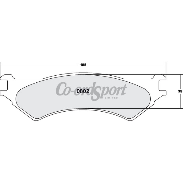 PFC 802 Carbon Metallic Brake Pad Set image