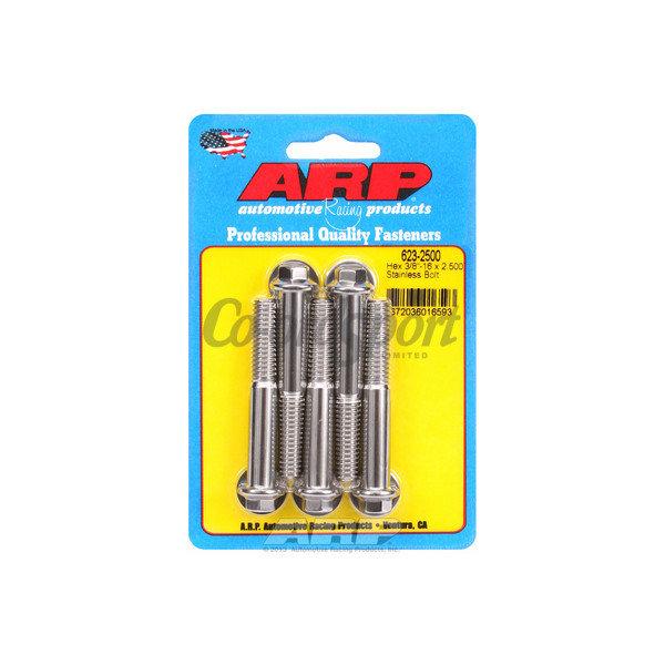 ARP 3/8-16 x 2.500 hex SS bolts image
