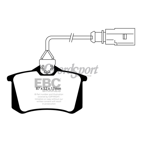 EBC Ultimax OEM Replacement Brake Pads image