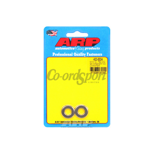 ARP M10ID .750OD SS no chamfer washers image