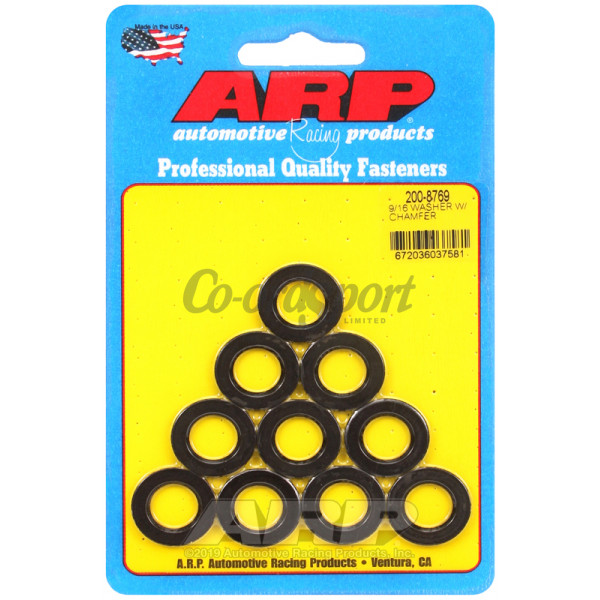 ARP 9/16 ID 1.00 OD chamfer washer image