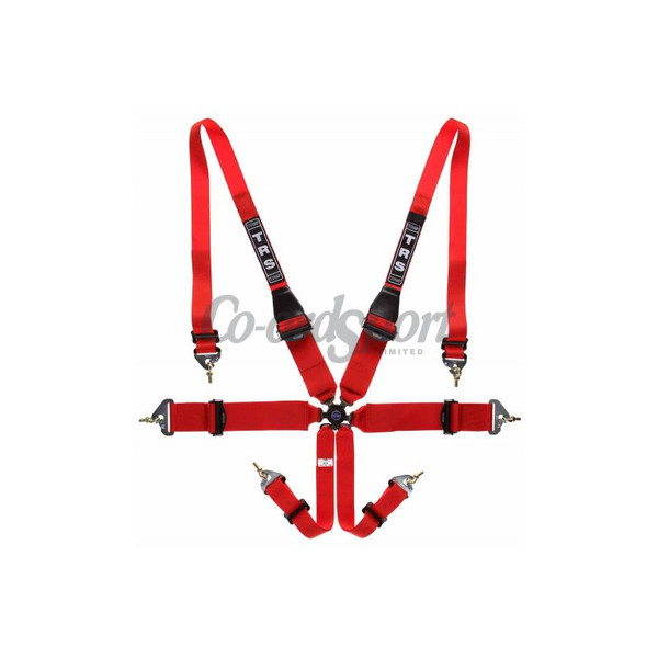 TRS Pro Ultralite 2in/3in - 6 point HANS ONLY Harness in Red image