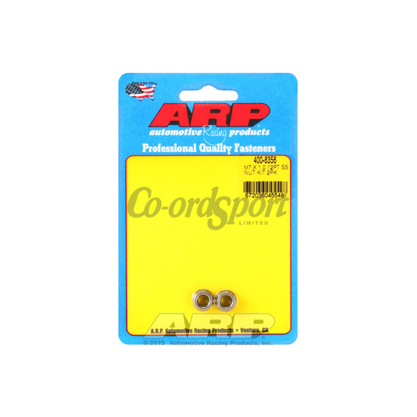 ARP M7 X 1.00 M9 wr SS 12pt nut kit image