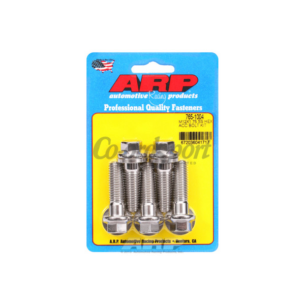 ARP M12 x 1.75 x 40 hex SS bolts image