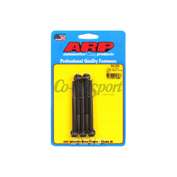 ARP 1/4-20 x 3.250 12pt black oxide bolts image