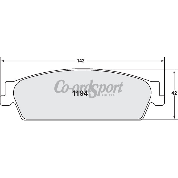 PFC 1194 Carbon Metallic Brake Pad Set image