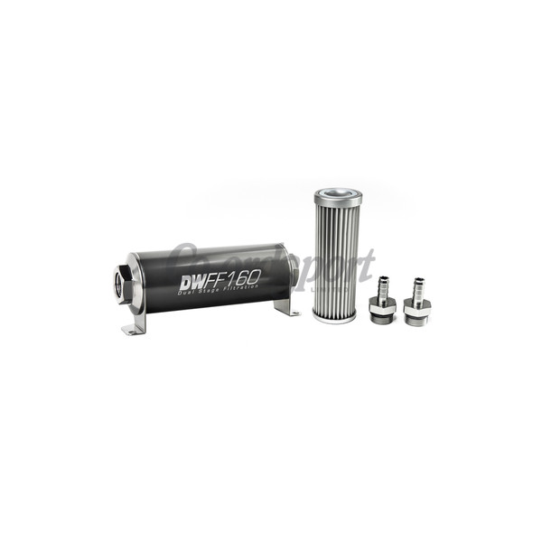 DW In-line fuel filter element and housing kit  stainless st image