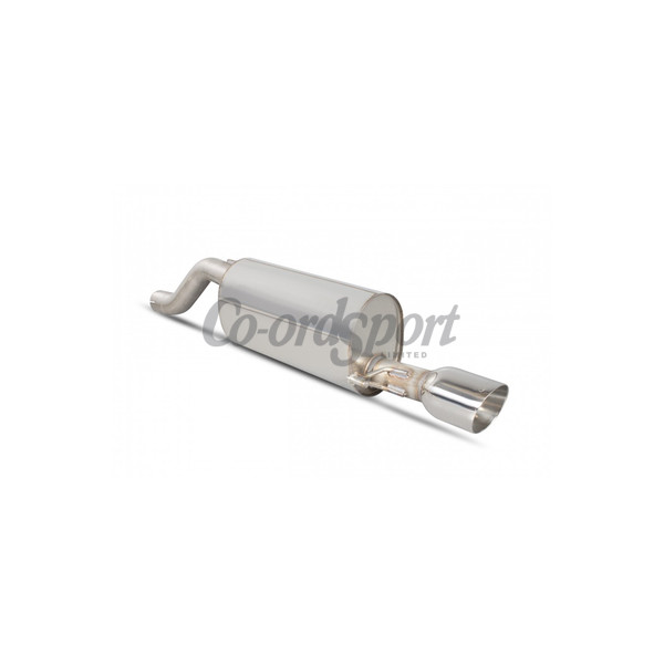 Scorpion Rear silencer for Vauxhall Corsa D 1.4 Turbo Black Editi image
