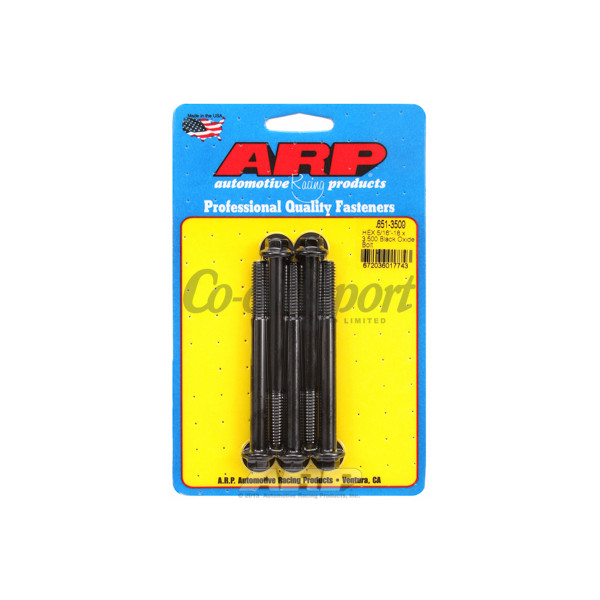 ARP 5/16-18 X 3.500 hex black oxide bolts image