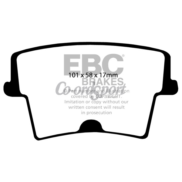 EBC Ultimax OEM Replacement Brake Pads image