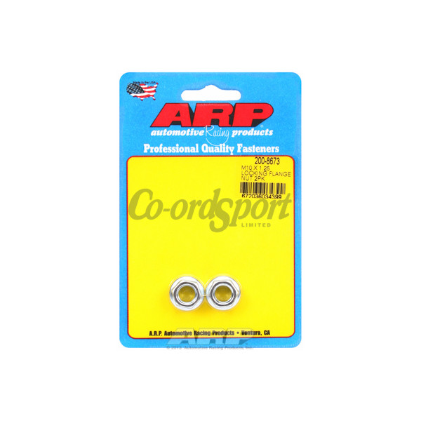 ARP M10 X 1.25 locking flange nut kit image