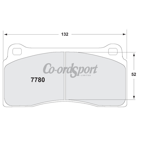 PFC 7780 Race Pad Set - 05 Compound 18 mm image