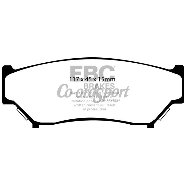 EBC Ultimax OEM Replacement Brake Pads image