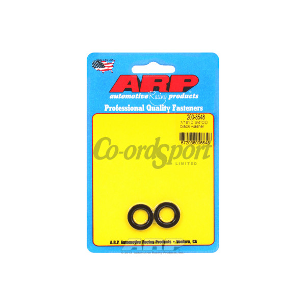 ARP 7/16 ID 3/4 OD black washers image