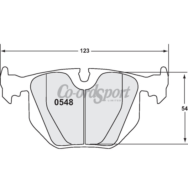 PFC 0548 Race Pad Set - 11 Compound 16 mm image