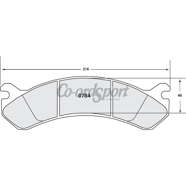 PFC 0784 ANTI CORROSION BRAKE PAD SET image