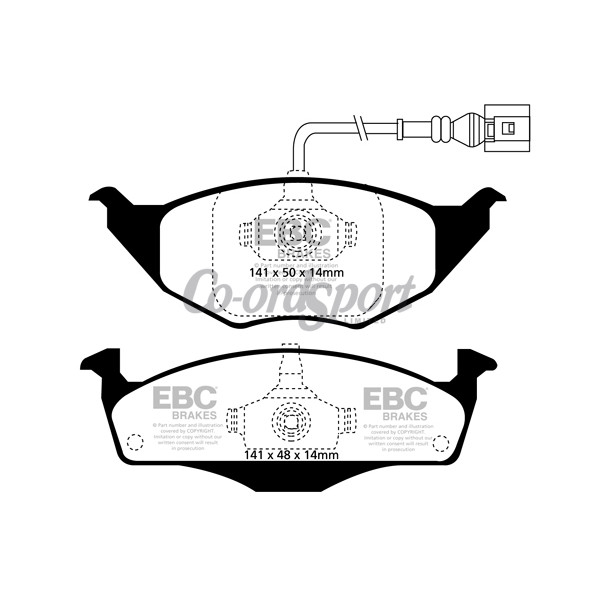 EBC Ultimax OEM Replacement Brake Pads image