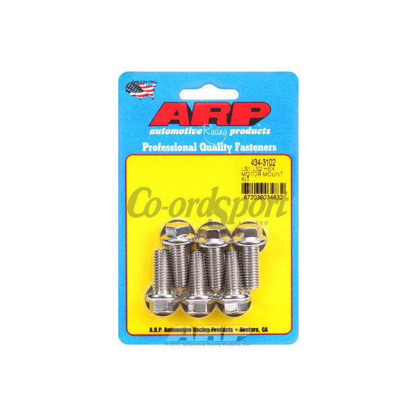 ARP LS1 LS2 SS hex motor mount bolt kit image