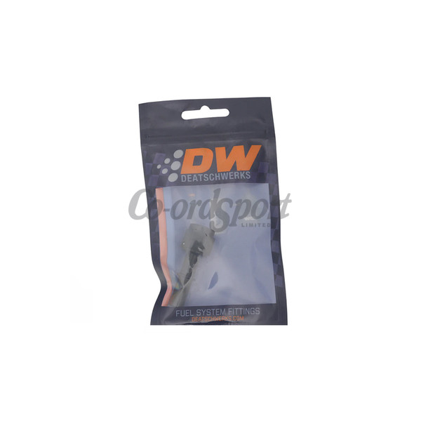 DW 6AN Female Flare Swivel to 3 8 Male EFI Quick Disconnect  Anod image
