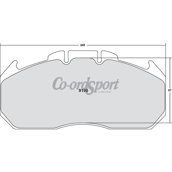 PFC 190 Z-Rated Brake Pad Set image