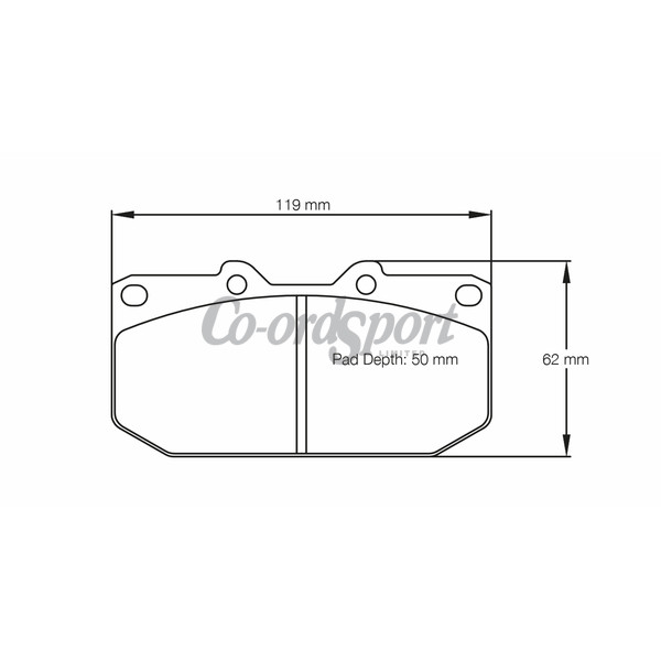 Pagid racing brake pads -RST3 image