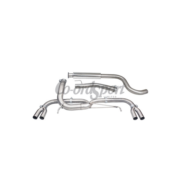 COBRA Vauxhall Astra J VXR (12 - 19) Cat Back System - Resonated image