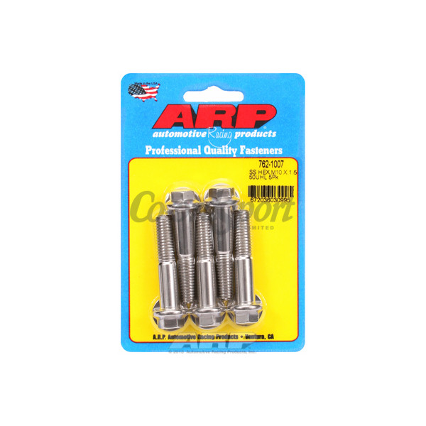 ARP M10 x 1.50 x 50 hex SS bolts image
