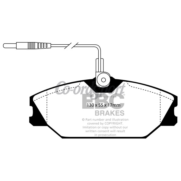 EBC Ultimax OEM Replacement Brake Pads image