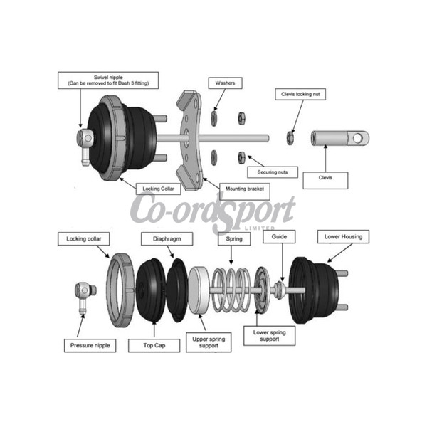 Turbosmart IWG75 EVO 4-8 Black 10PSI image