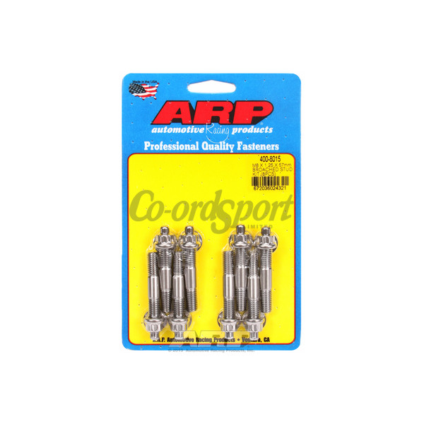ARP M8 X 1.25 X 57mm broached stud kit - 8pcs image