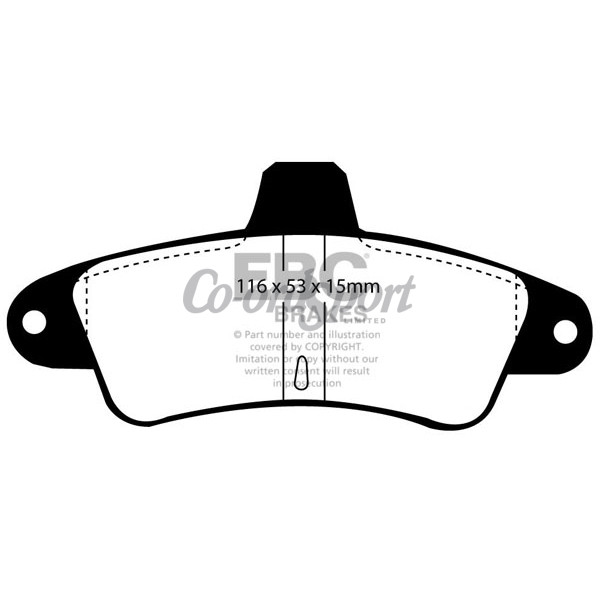 EBC Ultimax OEM Replacement Brake Pads image