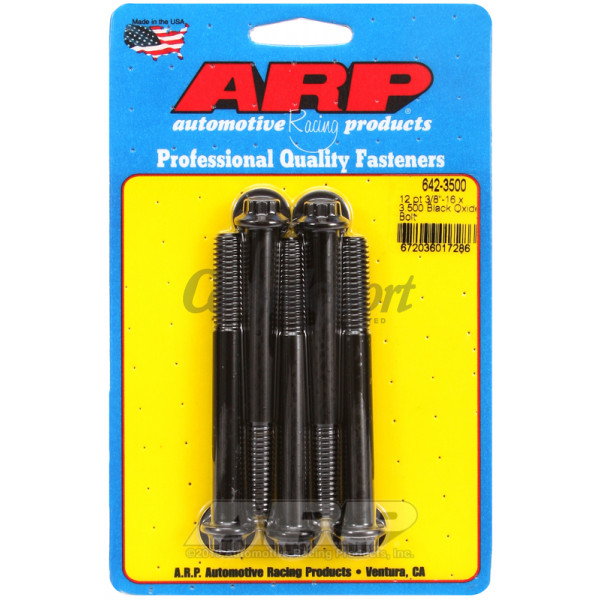 ARP 3/8-16 x 3.500 12pt black oxide bolts image