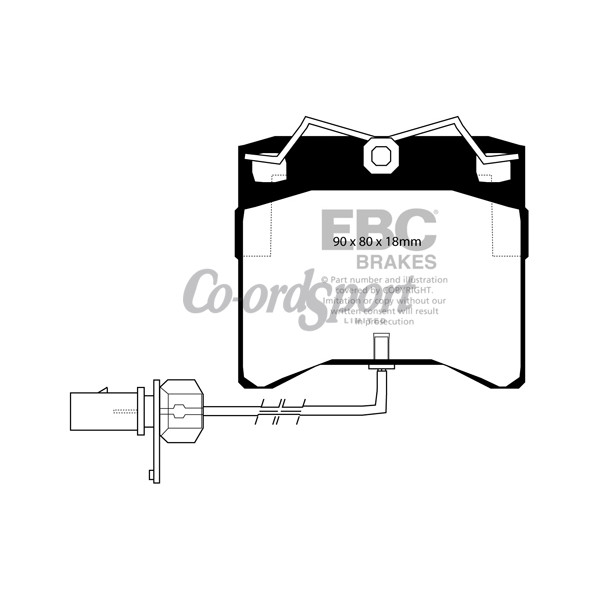 EBC Ultimax OEM Replacement Brake Pads image