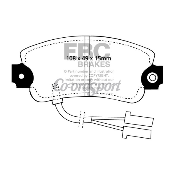 EBC Ultimax OEM Replacement Brake Pads image