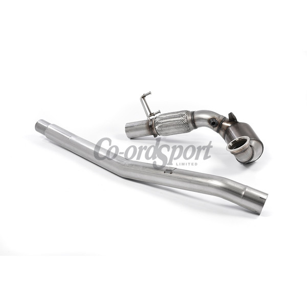 Milltek Large Bore Downpipe and Hi-Flow Sports Cat Volkswag image