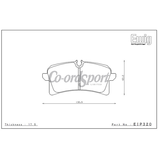 Endless Brake Pads CCDR Compound image