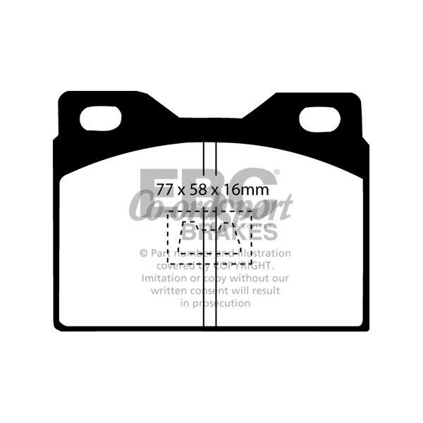 EBC Ultimax OEM Replacement Brake Pads image