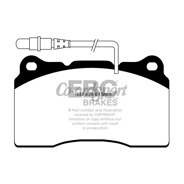 EBC Ultimax OEM Replacement Brake Pads image