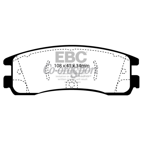 EBC Ultimax OEM Replacement Brake Pads image