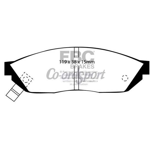 EBC Ultimax OEM Replacement Brake Pads image