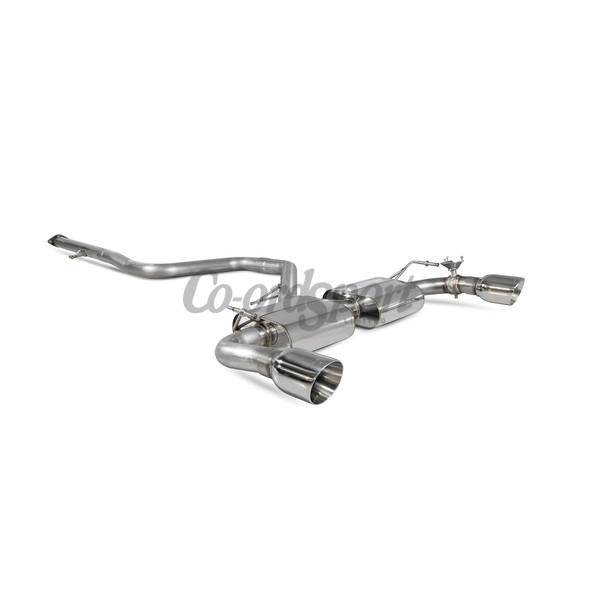 Scorpion Non-resonated cat-back with electronic valve for Hyundai image