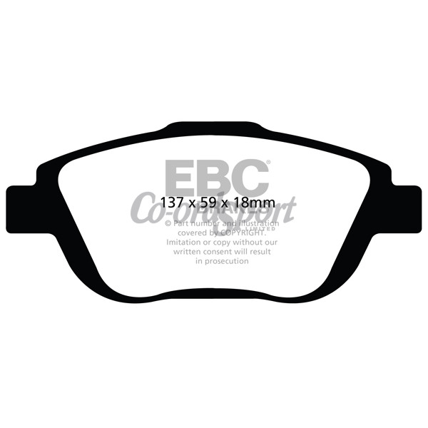 EBC Ultimax OEM Replacement Brake Pads image