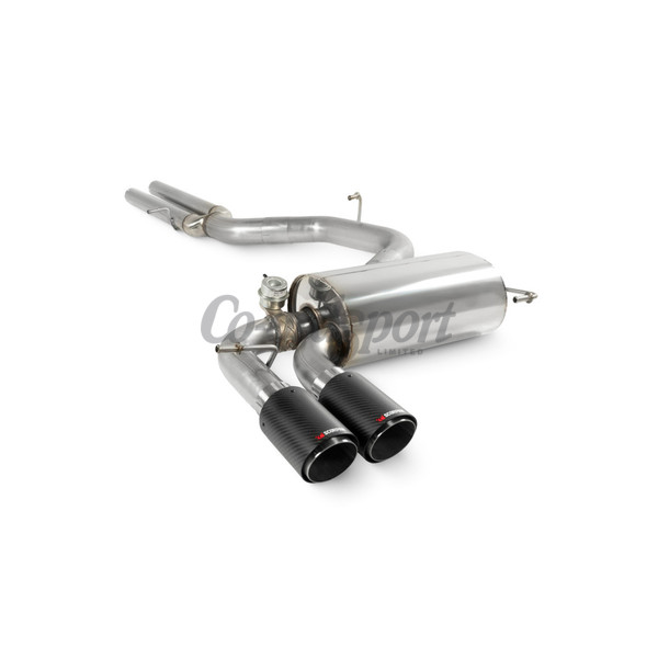 Scorpion Non-resonated secondary cat-back system RS3 8P image