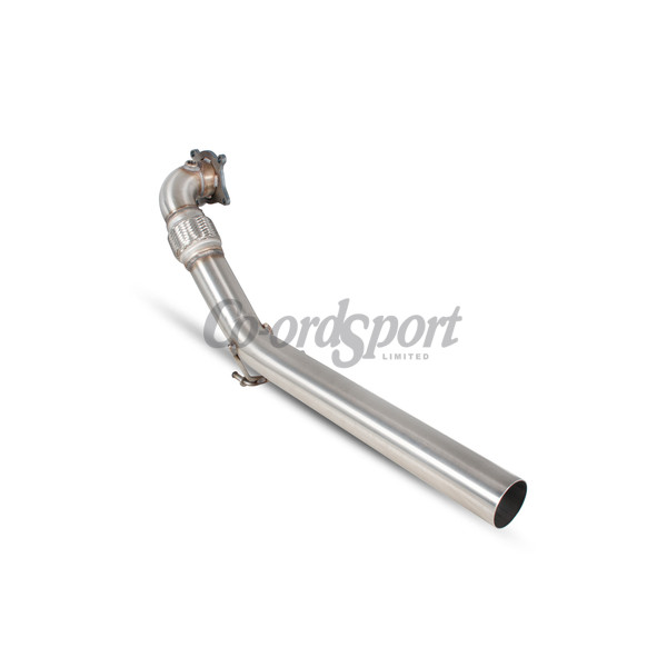 Scorpion De-cat downpipe for Volkswagen Scirocco R 2009 to 2017 image