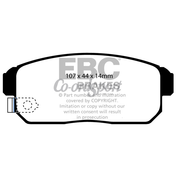 EBC Ultimax OEM Replacement Brake Pads image