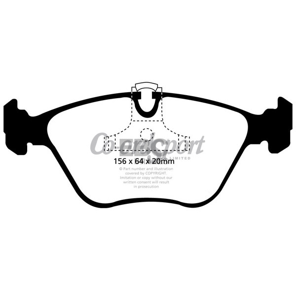 EBC Ultimax OEM Replacement Brake Pads image