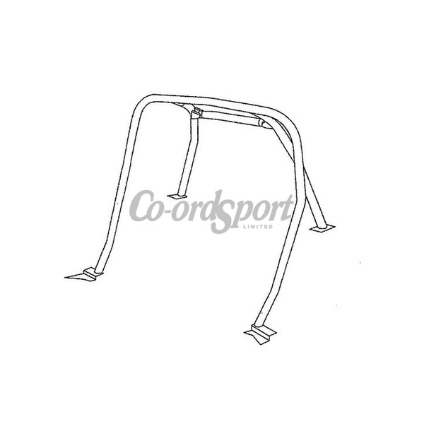 Cusco Roll Cage SAFETY 21 HONDA S2000 AP1 AP2 5 Pt 2 Pass image